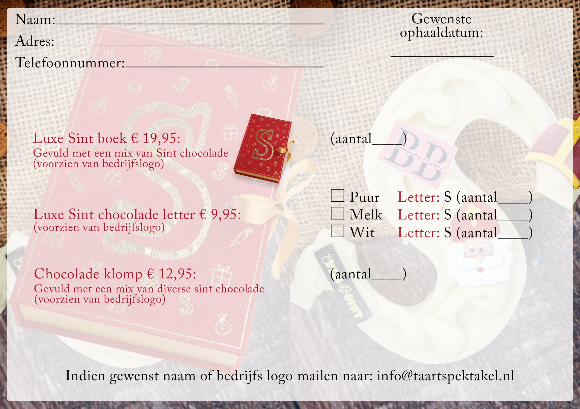 Chocolade schilderij